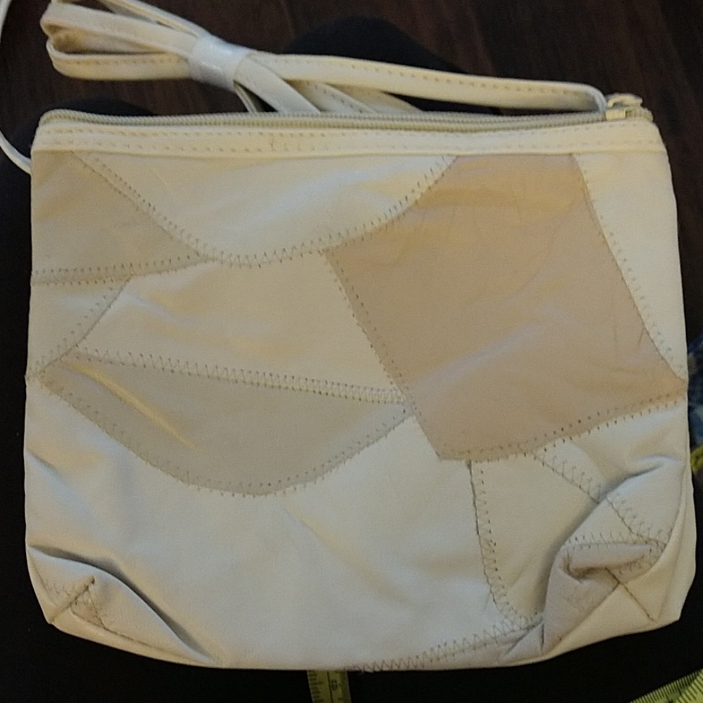 Vintage Cross Body Patchwork Leather Purse - Picture 7 of 8